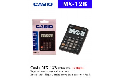 Casio MX-12B Calculator 12 Digits
